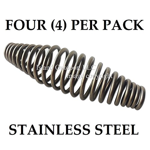 LavaLock Four of 5" Stainless Steel Spring Handle BBQ Smoker Grill Pit