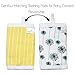 Kaydee Baby Teething Bandana Drool and Dribble Bibs with Adjustable Snaps for Girls and for Boys (Dandelions) Set of 4 with Gift Bag