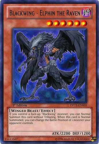 Yu-Gi-Oh! - Blackwing - Elphin the Raven (DP11-EN005) - Duelist Pack 11: Crow - 1st Edition - Rare