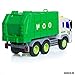 Barcaloo Trash Truck Toy - Friction Powered Toy Trucks with Lights & Sounds for Kids