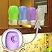 TSA Approved Toiletry Travel Bottles Set Lable ID Window 3.0 oz 4PCS Silicone Squeeze Leak Proof Travel Size Bottles Perfect for Shampoo Conditioner Soap,Sunscreen Lotion with Zipper Bag