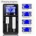 LCD Smart Battery Charger, Universal Battery Charger with Individual High-speed Charging for AA AAA NiMH NiCd 18650 26650 22650 18490 18350 17670 17500 16340 14500 10440 Li-ion Batteries (2 slot)
