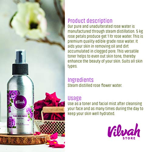 vilvah rose water price