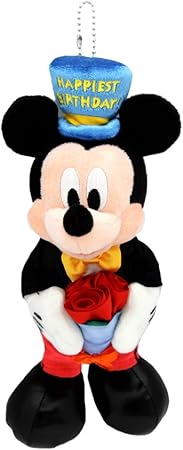 Amazon ディズニー バースデー 誕生日 グッズ 19 ぬいぐるみバッジ ミッキー マウス 花束持ち ぬいば バースデー プレゼント リゾート限定 バッジ おもちゃ