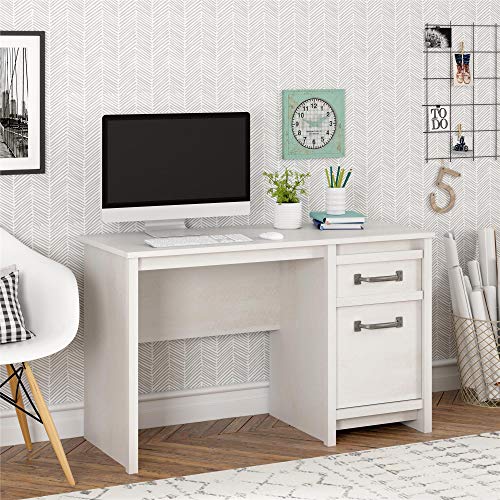 Bassinger Computer Desk N/A / Ivory Oak Beachfront Decor