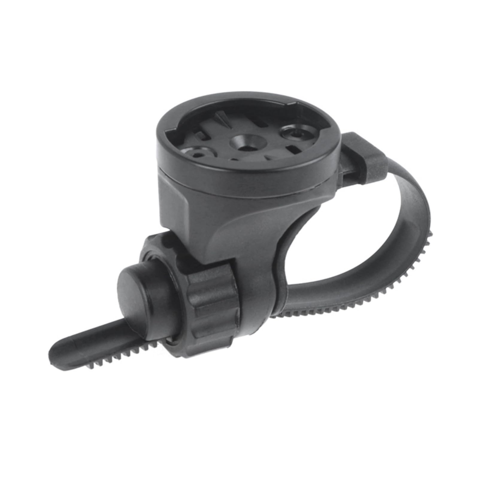 NELboNs Bike Computer Mount Compatible wth Gar min/Mage ne/Black Bird,Adjustable Bike Light Holder Compatible with Magic Shine,Tension Strap Mount Fits Round/Aero Handlebars