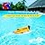 Original Create Toys 3313B 2.4G 2CH Mini RC Racing Boats Yellow G4Z8