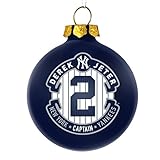 New York Yankees Derek Jeter #2 -The Captain- Commemorative 2014 Christmas Ornament MLB Baseball- 2 3/4