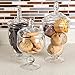 Appjar Clear Kitchen Candy Cookie Storage Apothecary Containers Jars Holders, Set of 3