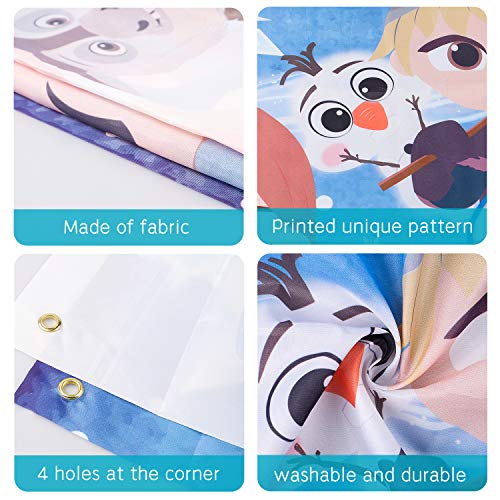 PANTIDE Frozen Toss Games with 4 Bean Bags, Xmas Party Games Toss Games Banner for Kids&Adults, Frozen Indoor Outdoor Throwing Game Party Supplies for Birthday Party Decoration Thanksgiving Day - Thumbnail 3