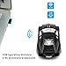 CHUYI Cool Sports 3D Car Shape Wireless Mouse Optical Cordless Mice with USB Receiver for Office School Home Travel for PC Laptop Computer Gift (Black-1 Pack)