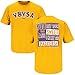 Minnesota Vikings Fans. YBYSA. You Bet Your Sweet Ass I Hate.. Gold T-Shirt (S-5X)