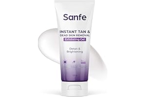Sannffe Instant Tan & Dead Skin Removal Exfoliating Gel | Visibly Removes Tan | AHA Exfoliation in Minutes | Smooth & Bright 