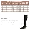 CPARAVANO-Knee-High-Boots-for-Women-I-Black-Boots-for-Women-I-Stretch-Boots-for-Women-with-Block-Heel-I-Thigh-High-Boots-I-Suede-Sock-Boots-I-Lycra-Stretch-Knee-High-Boots