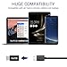 FanTEK USB C Adapter, Mini USB Type C 3.1 Male to Micro USB Female Converter Cable Charger for V20, P9, Lumia 950, Axon 7, BLU Pure XR, Aluminum Black, 3 Pack