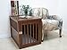 Crown Pet Products Pet Crate Wood Dog Crate Furniture End Table, Large Size with Mahogany Finishthumb 4