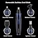 Nose Hair Trimmer, 4 in 1 Waterproof Rechargeable Grooming Kit for Men&Women-Nose, Ear, Hair, Sideburn, Mustache Trimming Set-Wet/Dry Use&Vacuum Cleaning System (Blue)