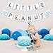Blue Little Peanut Banner Blue Elephant Baby Shower Baby Boy Welcome Baby Banner Elephant Party Supplies Decorations
