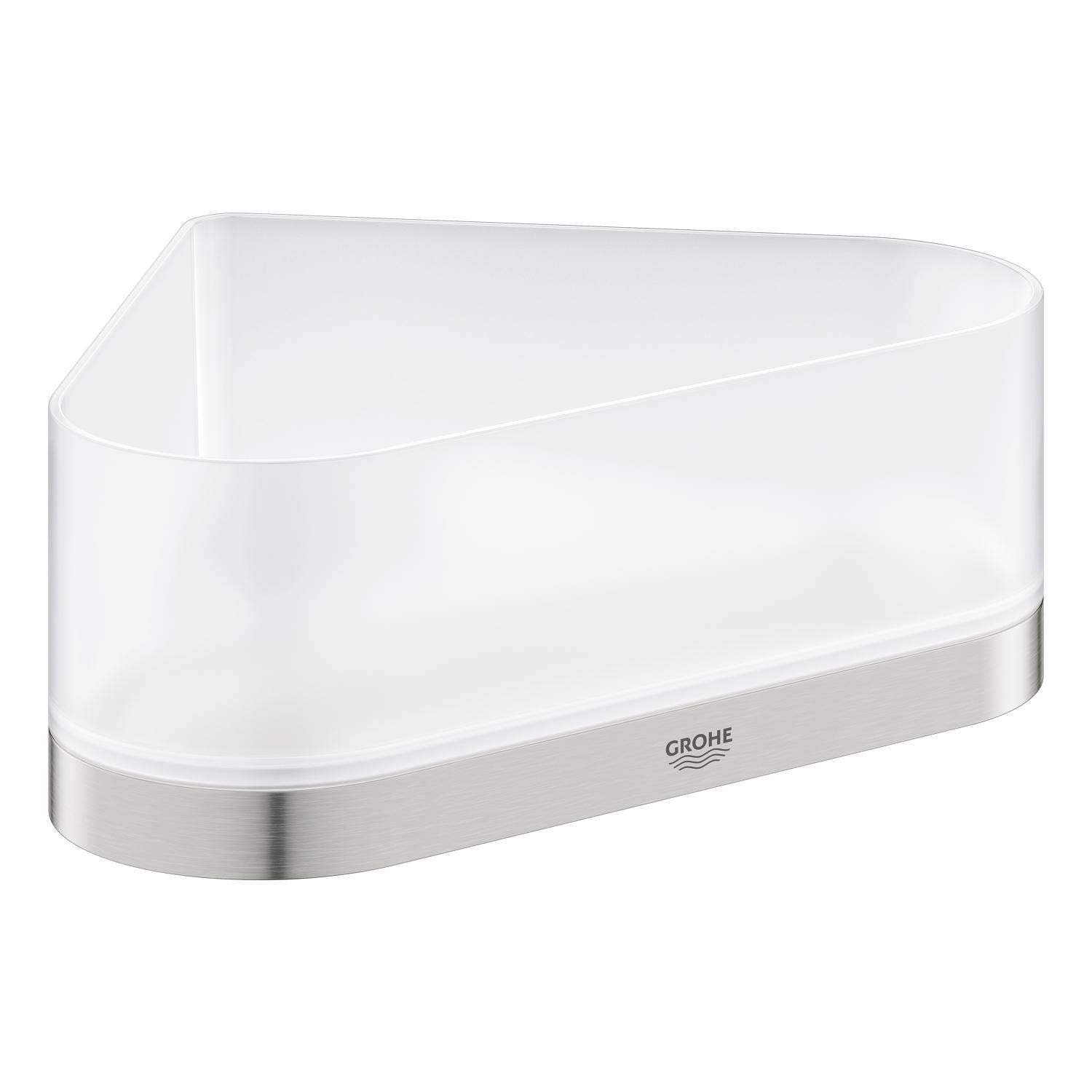 GROHE Selection Corner Shower Tray with Holder Supersteel 41038DC0