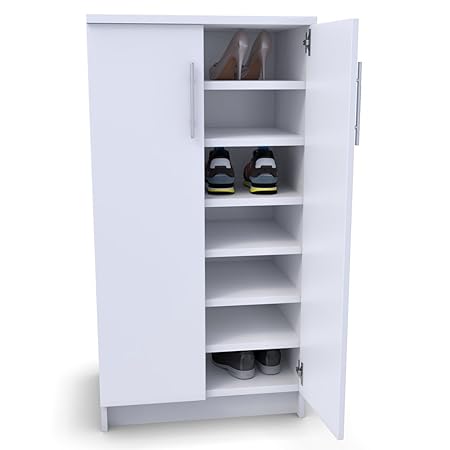 VICCO Schuhschrank DALIA - 7 Fächer Schrank Schuhregal Schuhständer Schuhe Schuhablage (weiß)