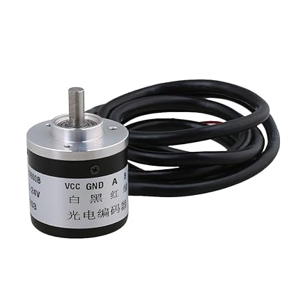 Yibuy AB phase Encoder 6mm Shaft 600P/R Incremental Rotary for Length Measurements - - Amazon.com
