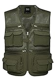 ZSHOW Men's Outdoor Quick Dry Mesh Fly Fishing Vest