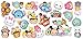 Waterproof Luggage Decoration Stickers 20 pcs (Multiple Characters)