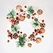 Difireo, Red Berry Garland 6.5FT 20, Pine Cone Lights