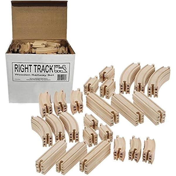 toy train tracks wooden