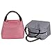 Lunch Bag 2pcs Dark Blue/Red 9