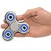 The Anti-Anxiety 360 Spinner Helps Focusing Fidget Toy [3D Figit] Tri-Spinner EDC Focus Toy for Kids & Adults - Best Stress Reducer Relieves ADHD Anxiety Boredom Metal Bearing (Chrome Silver)