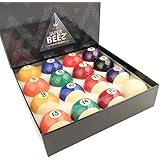 JAPER BEES Deluxe Billiard Ball/Pool Ball Set Complete 16balls Regulation Size&Weight Resin Ball â€¦