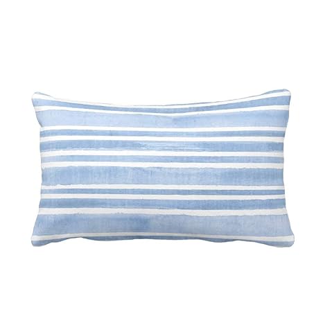 Amazon Com Athena Bacon Pillowcase Watercolor Stripe Throw