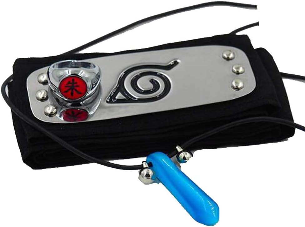 Etruke Anime Naruto Uchiha Itachi Juego de 3 Diademas y