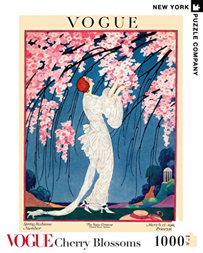 New York Puzzle Company - Vogue Cherry Blossoms - 1000 Piece Jigsaw Puzzle