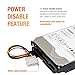 HGST Ultrastar He10 | HUH721010ALE600 (0F27452) | Power Disable | 10TB SATA 6.0Gb/s 7200 RPM 256MB Cache 3.5in HDD | 512e | Enterprise Hard Drive (Renewed)