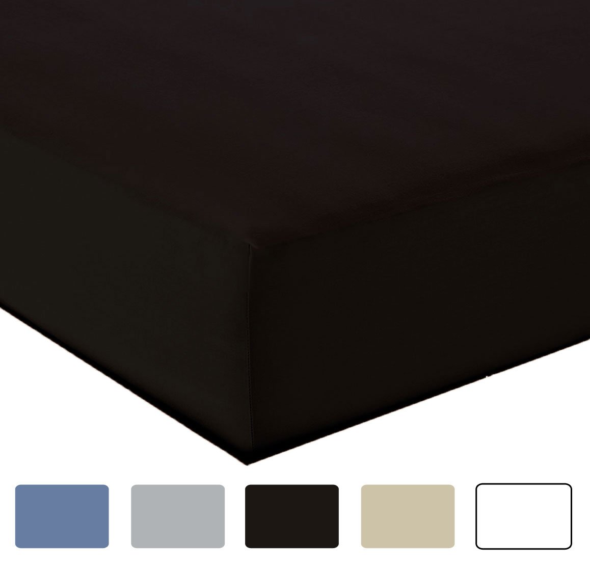 Fitted Sheet Wrinkle Resistant Fitted Bottom Sheet, Deep