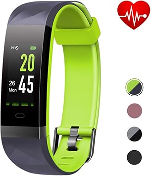 Lintelek Pulsera Inteligente con GPS, Smartwatch Impermeable IP68 ...