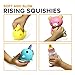 5 PCS Jumbo Squishies Value Pack – Super Cute Kawaii, Slow Rising, Animal Squishy Toys Set (Giant Bear, Panda, Whale, Chicken, Milk Bottle) Plus 3 Free Keychains. Fun for Kids, Teens & Adults.