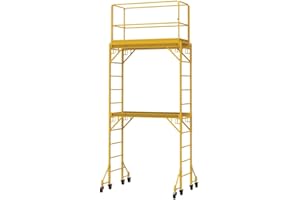 Metaltech Multipurpose Maxi Square Baker-Style Scaffold Tower Package - 12ft. 820-Lb. Capacity, Model Number I-TCISC