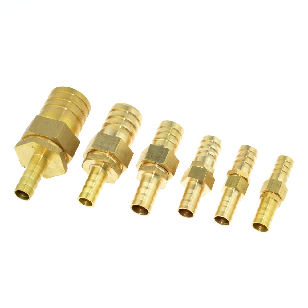 Color 12mm x 19mm Ochoos Brass Copper 12mm Hose Barb to 14mm 16mm 19mm