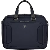 Victorinox Werks Traveler 7.0, Compact Briefcase, Briefcase with 14" Laptop and 11&rsquo;&rsquo; Tablet Compartment, Navy Blue