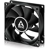 ARCTIC F8 PWM - 80 mm PWM Case Fan, PWM-Signal regulates Fan Speed, Quiet Motor, Computer, Fan Speed: 300-2000 RPM - Black