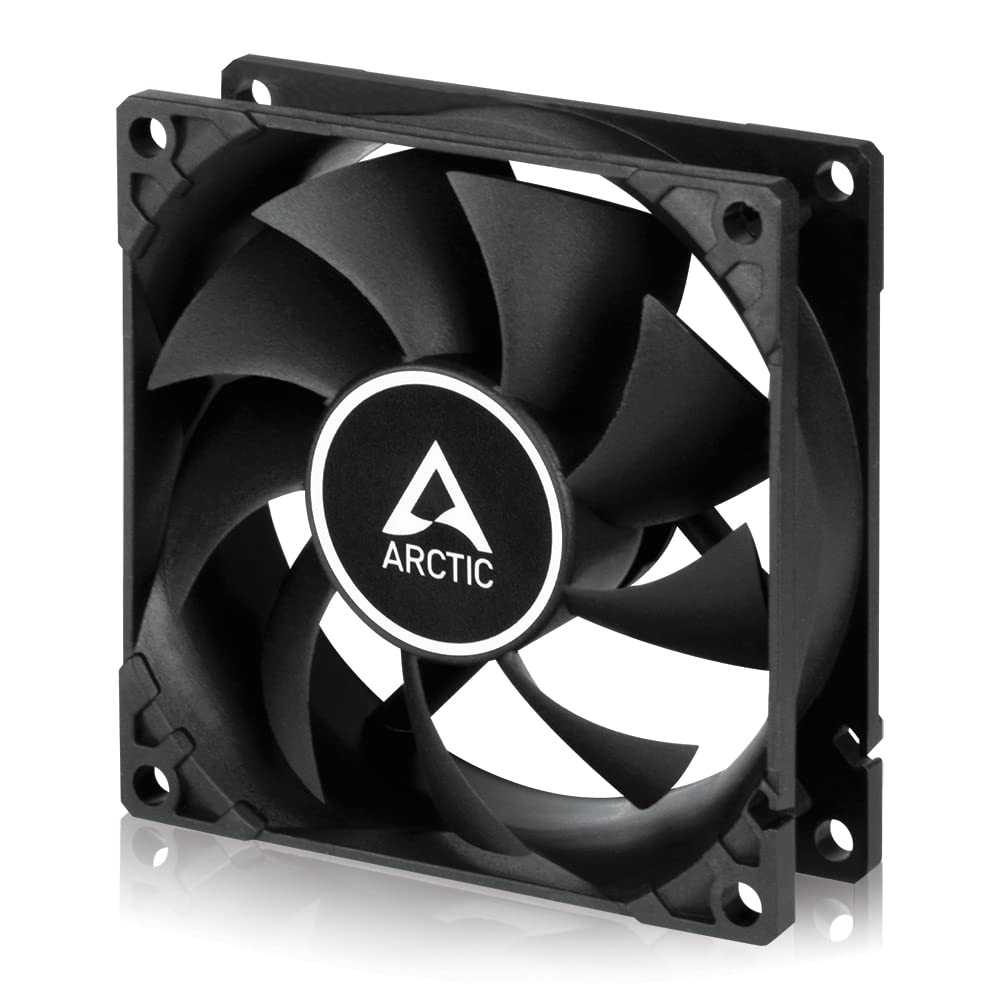 ARCTIC F8 PWM - PC Fan, 80mm Fan, PC Case Fan, PWM-Signal regulates Fan Speed, Quiet motor, Computer, Fan Speed: 300-2000 rpm - Black