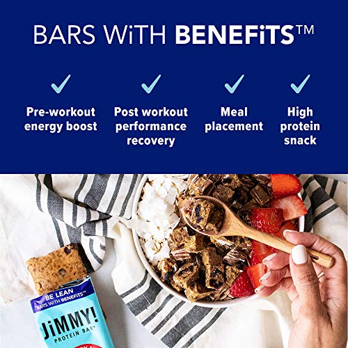 JiMMY! Keto Protein Bar, Keto Friendly, Strawberry Nut, 12 Count