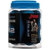 Penn Ultra Blue Racquetballs, 12-Pack High-Bounce Rubber Balls for Racquetball &amp; Dog Fetch