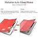 ESR Yippee Trifold Smart Case for iPad 6th Generation 2018/2017 (Not for iPad 10.2) [Lightweight] [Multi-Angle Viewing Stand Case] [Auto Sleep/Wake] for iPad 5th/6th Gen - Red