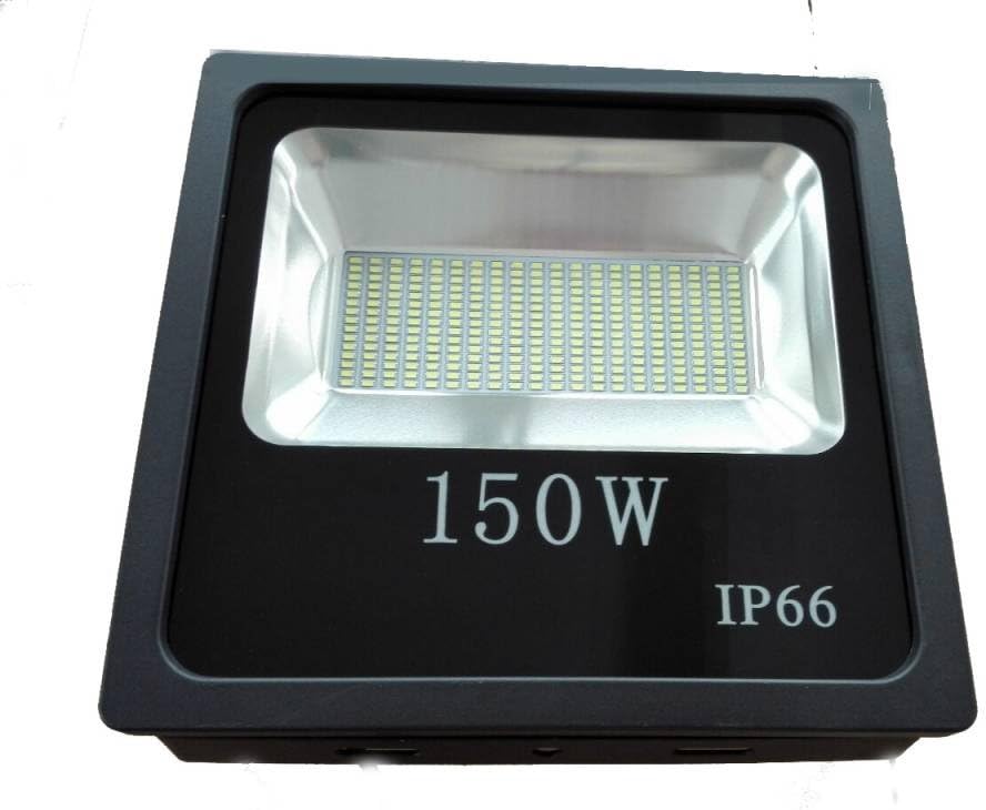 Varshine® Super 150 Watt Ultra Thin Metal Body IP65 LED Flood Indoor/Outdoor Light with Stand (White) M-10