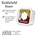 The Army Painter Battlefield: Snow Basing, 150 ml-for Miniature Bases & Terrains -Scenics Static Grass, Model Terrain Grass, Terrain Model Kit, Basing Set & The Army Painter Tufts for Bases of Minis