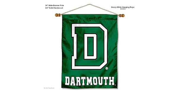 College Flags And Banners Co Dartmouth Big Green Banner With